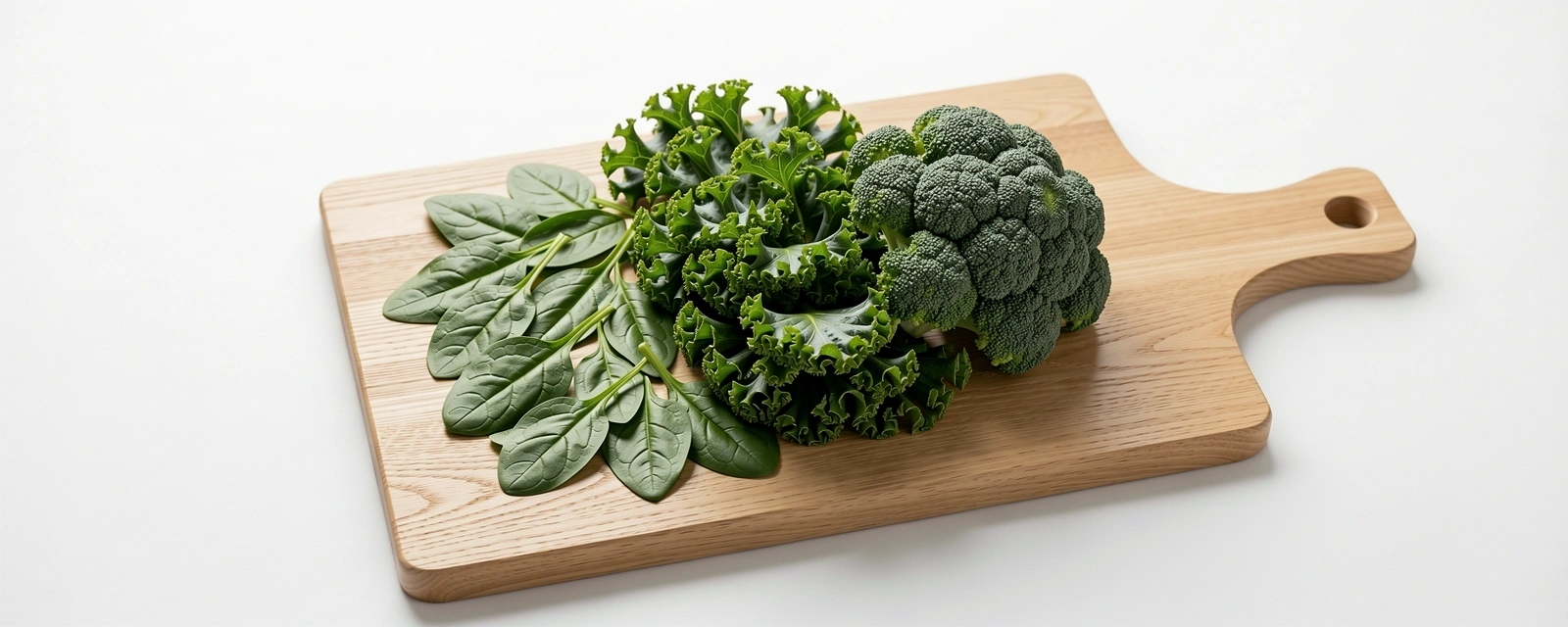 Verduras frescas de hojas verdes